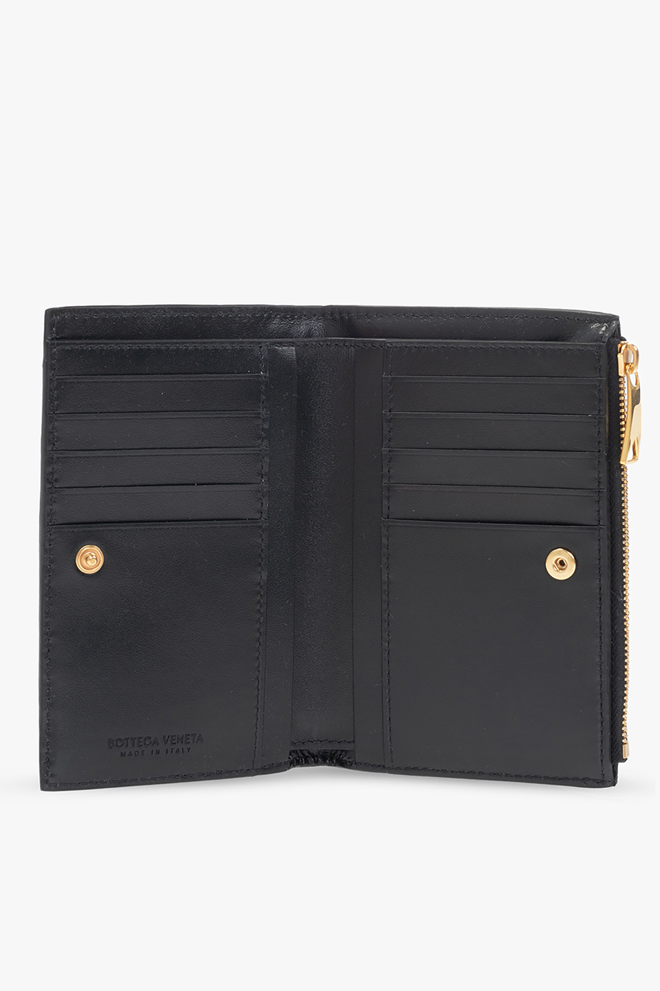 Black Leather wallet Bottega Veneta - Vitkac Canada